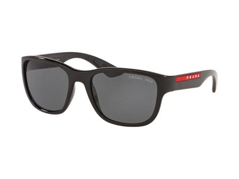 prada 06ss|PRADA Linea ROSSA 06ss Sunglasses 1ab5z1 Black 100 .